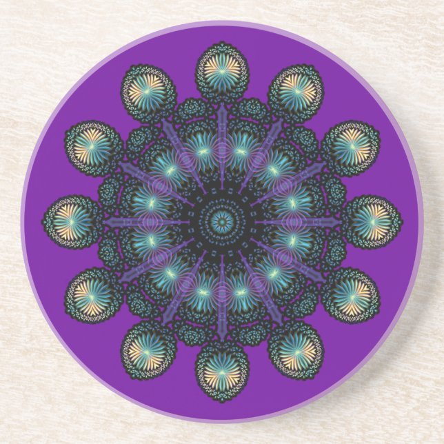 Clock Faces - Apophysis Fractal Coaster (Front)