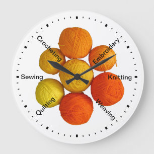 Clock - Fibre Arts Yarn Balls