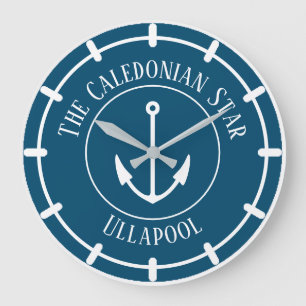 Clock for a Boat. Ship's Large Clock