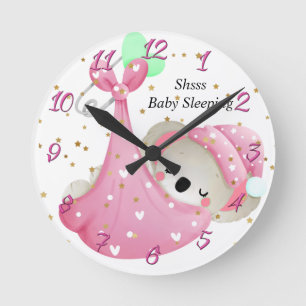 Clock for Baby Girls Room