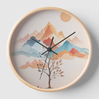 Clock in Acrylic