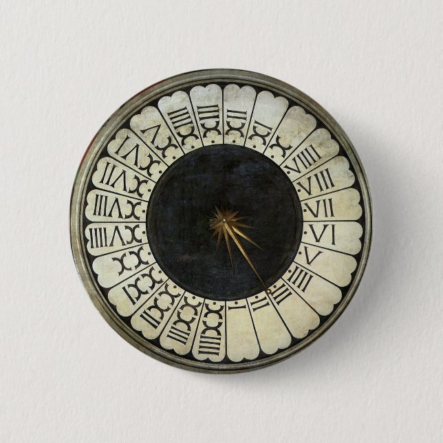 Clock in the Duomo by Paolo Uccello 6 Cm Round Badge (Front)
