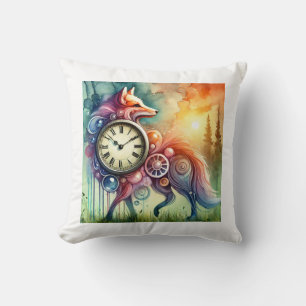 Clock in Time 240924AREF101 - Watercolor Cushion