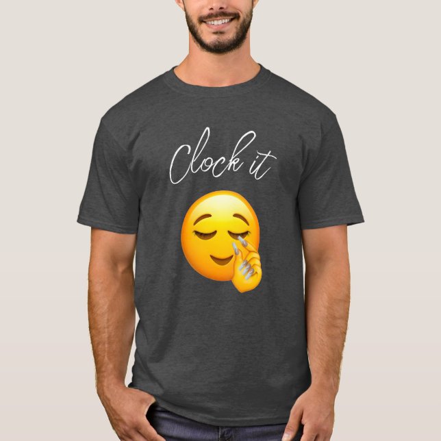 Clock it Tshirt (Front)