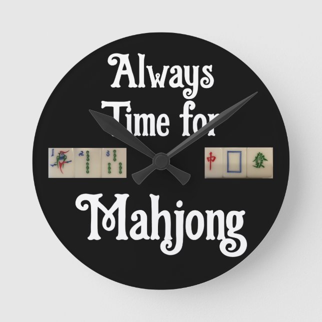 Clock mahjong tiles (Front)
