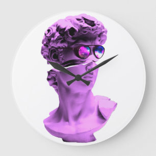 Clock Michelangelo's David - By RLE Art Solutions