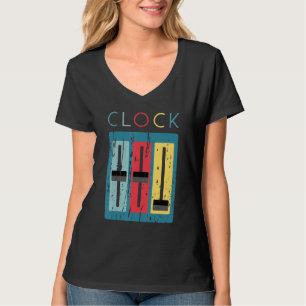 Clock Modular Synth Vintage Analogue Synthesizer T-Shirt
