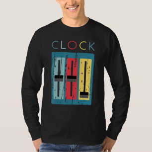Clock Modular Synth Vintage Analogue Synthesizer T-Shirt
