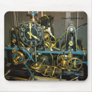 clock mouse mat