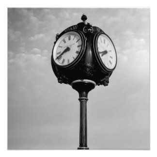 Clock on Route 66 Photo Print
