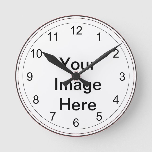 Clock Photo Template - Ready to Customize (Front)
