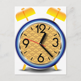 Clock Postcard