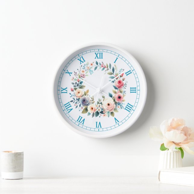 Clock round Roman Numerals Var01 (Home)