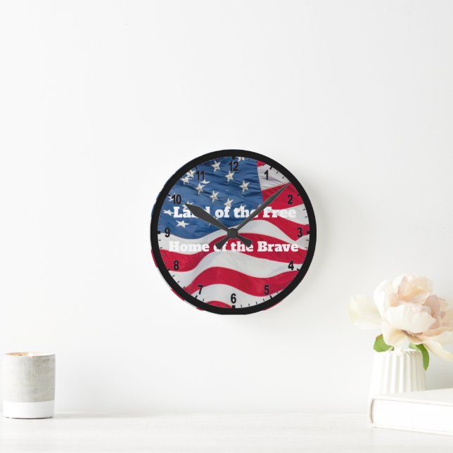 Clock RR - Land of the Free Home of the Brave (Home)