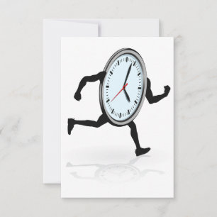 Clock Running Invitations