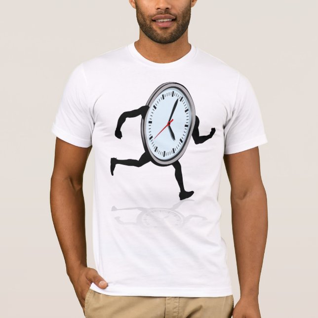 Clock Running Mens T-Shirt (Front)