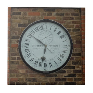 Clock Small (4.25" x 4.25") Ceramic Photo Tile