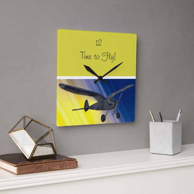 Clock - Spook - model aeroplane (Office)