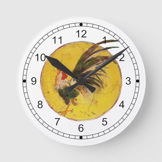 Clock - Sun and Rooster (Front)