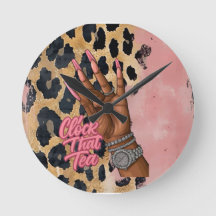 Clock That Tea Wall Clock