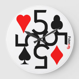 CLOCK TILDE SERIE POKER CARTA 5