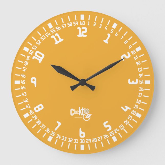 CLOCK TILDE variation numero 125 S3 apple (Front)