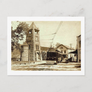 Clock Tower, Roslyn, Long Island, NY Vintage Postcard