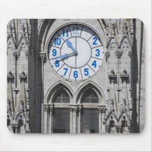 Clock towers at the National Basilica, Ecuador Mouse Mat