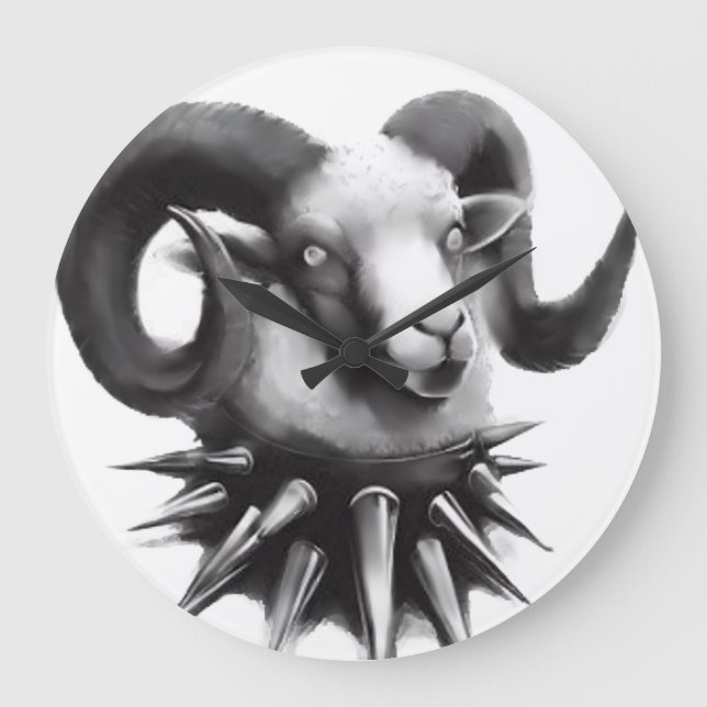 clock wallclock goth goat art by missmultifairy (Front)