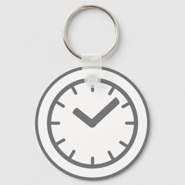 clock watch key ring (Front)
