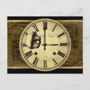 Clock Watching Postcard