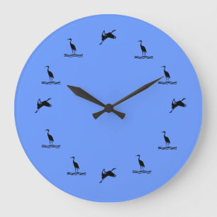 Clock - Water Birds