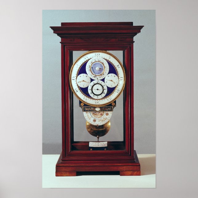 Clock with four dials and the signs of the (Front)