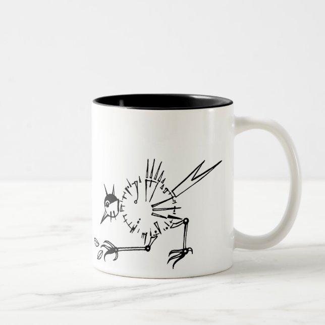 ClockBird Two-Tone Coffee Mug (Right)