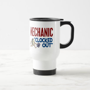 Clocked Out Mechanic Travel Mug