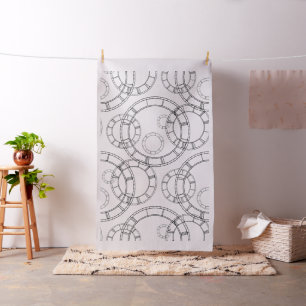 Clockfaces Fabric