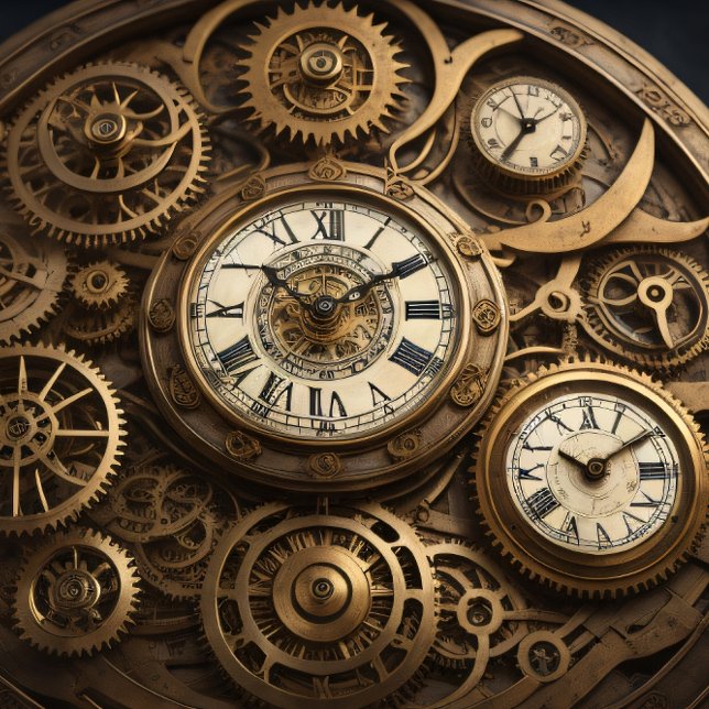 Clocks and pocket watches Steampunk 2 Tissue paper (Creator Uploaded)