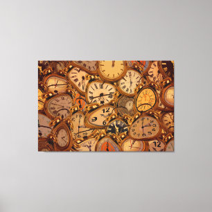Clocks Canvas Print