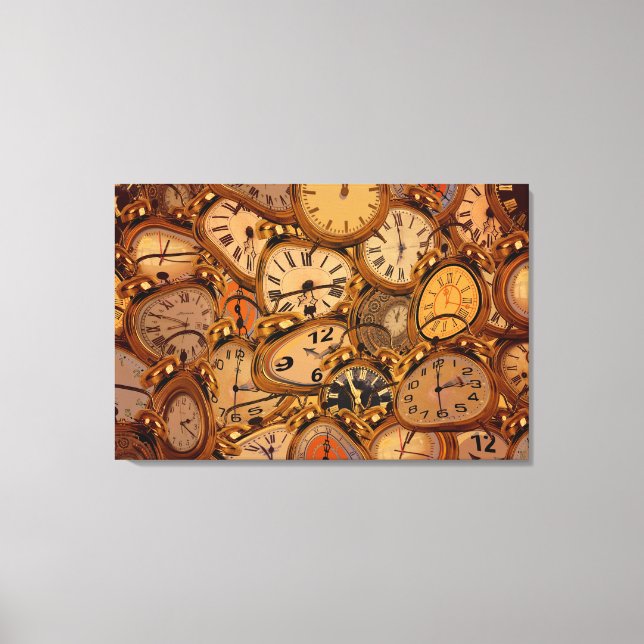 Clocks Canvas Print (Front)