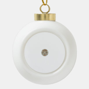 Clocks Time Blindness Cat Clocks Time Blindness Ca Ceramic Ball Christmas Ornament