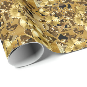 Clockwork 1 Wrapping Paper