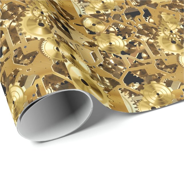 Clockwork 1 Wrapping Paper (Roll Corner)