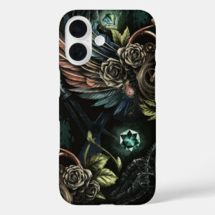Clockwork Aesthetics The Beauty of Steampunk Mech iPhone 16 Case