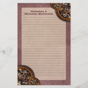 Clockwork and Leather, stationery