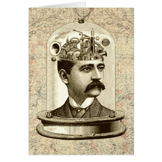 Clockwork Brain STEAMPUNK vintage (Front)