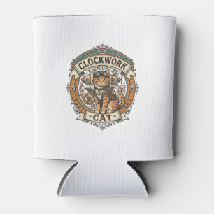 Clockwork Cat Cat Steampunk Vintage Vector Art Shi Can Cooler