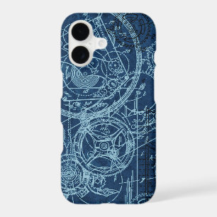 Clockwork Collage Blue