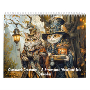 Clockwork Creatures – A Steampunk Woodland Tale Calendar