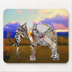 Clockwork Elephant Mouse Mat