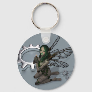 Clockwork Fairy Keychain